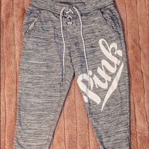 VS Pink Lace up Skinny Collegiate Pant